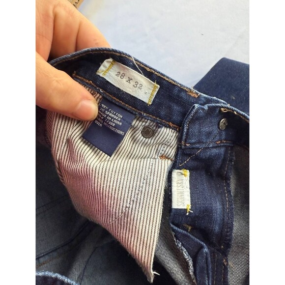 Madewell Mens Skinny Skinny Jeans Size 28X30 Blue Dark Wash Denim Pockets - Picture 4 of 5